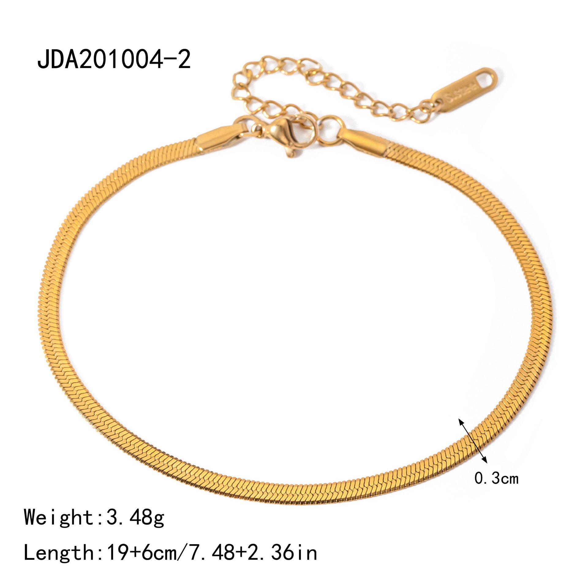 Fashion Stainless Steel Anklets Ornament