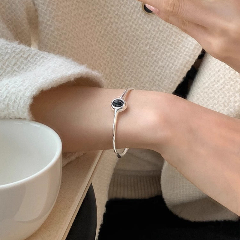 Elegant Cold Feeling Aquamarine Bracelet For Women