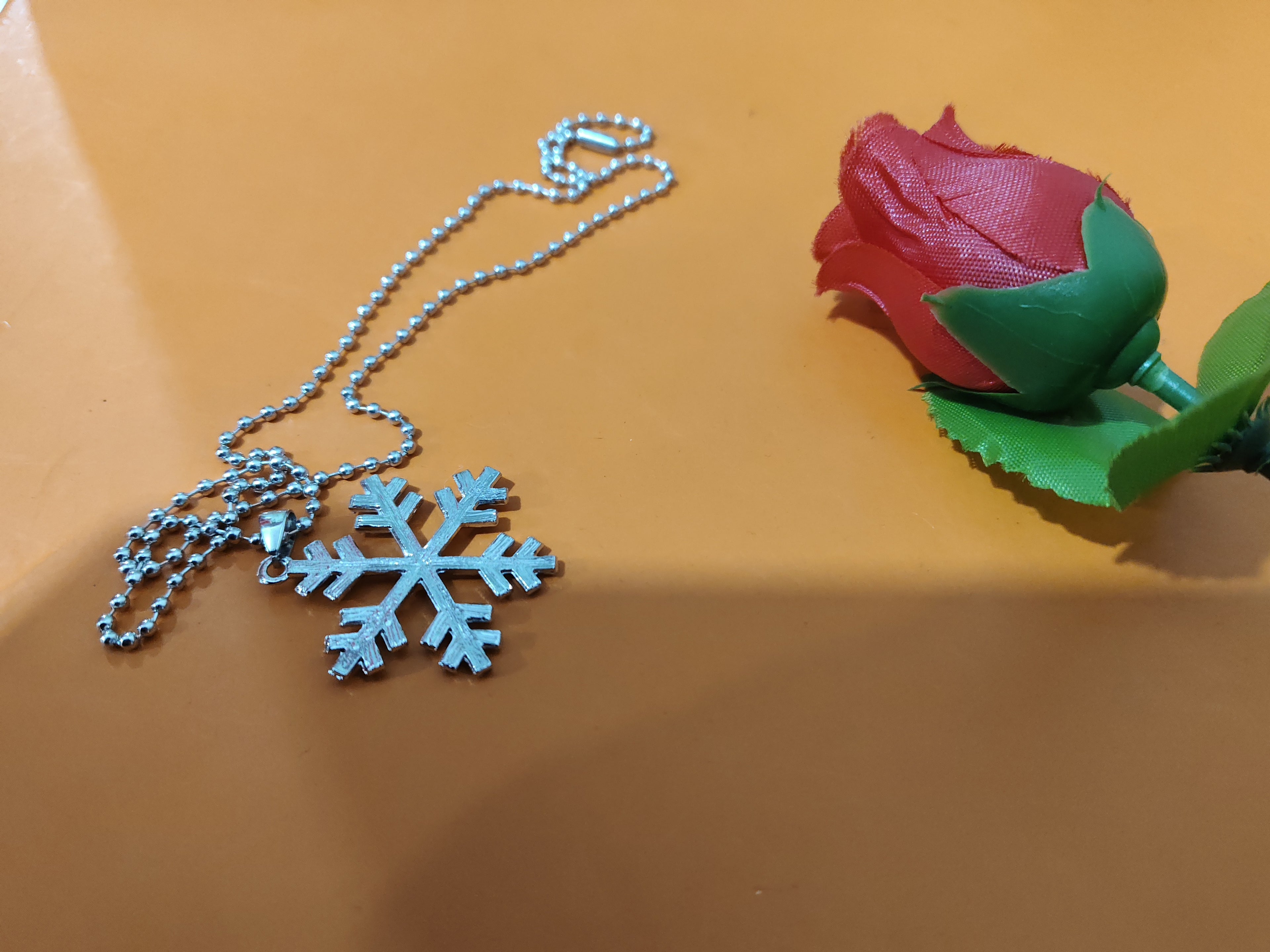 Magic Snowflake Necklace Christmas Gift Present Necklace